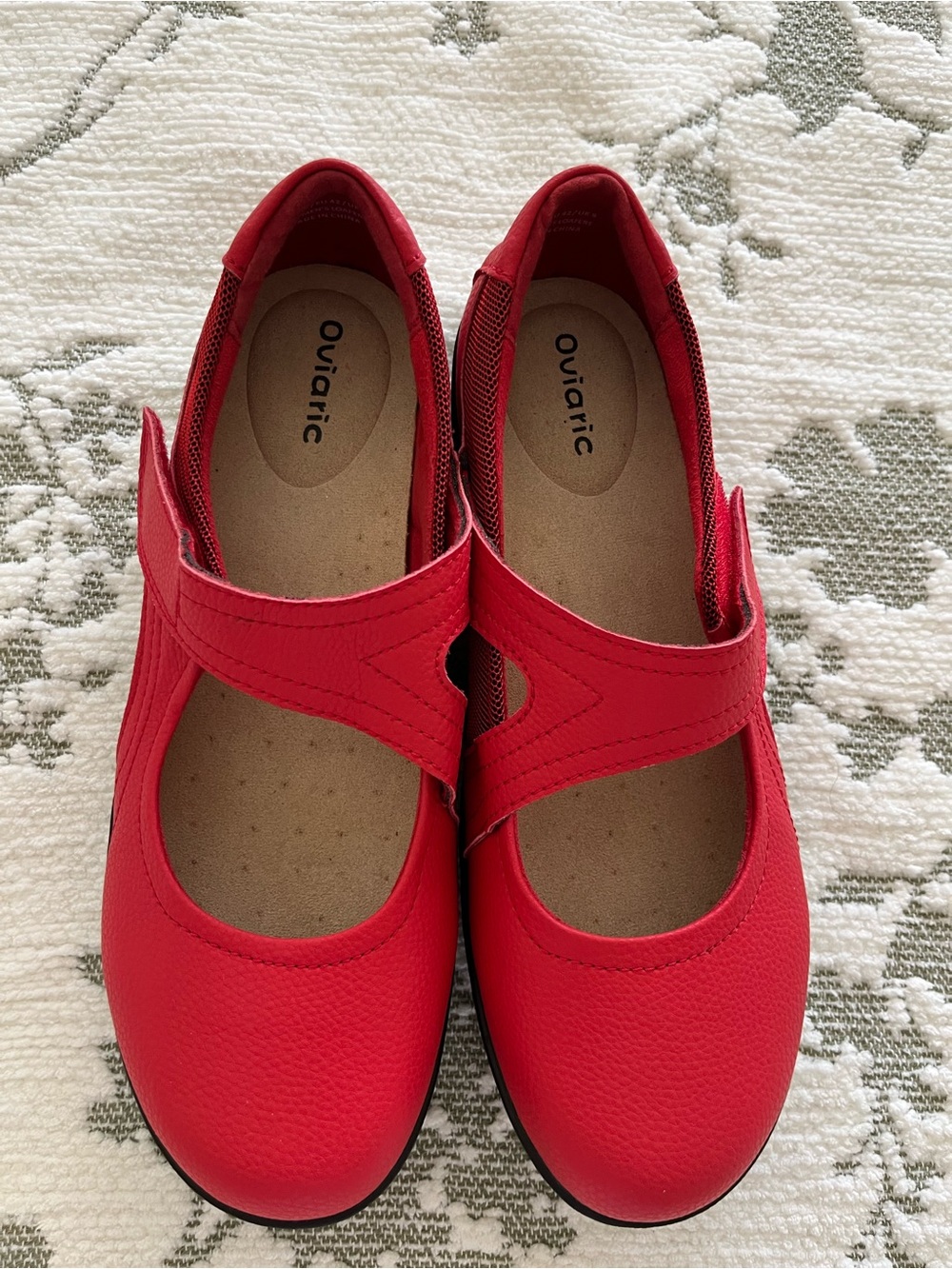Oviaric Women’s Red Mary Jane Comfort Shoes size 11